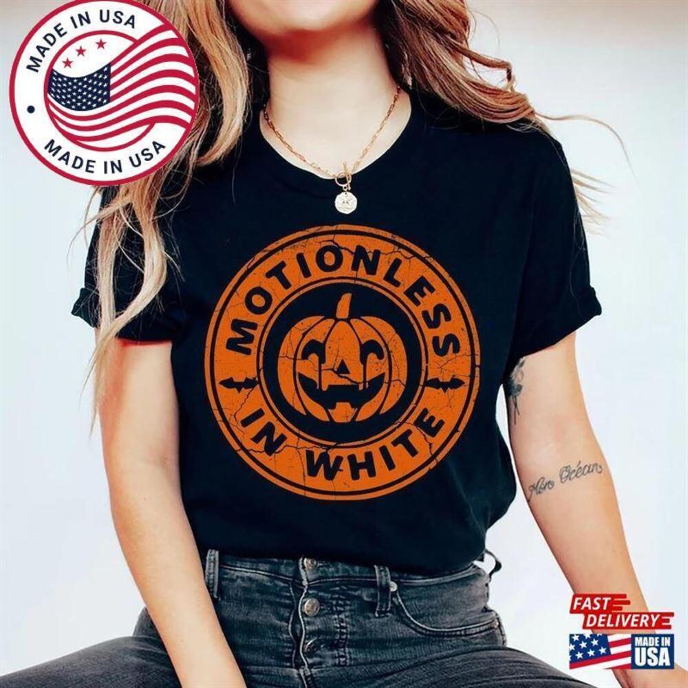 Motionless In White Shirt Pumpkin Halloween Unisex Classic